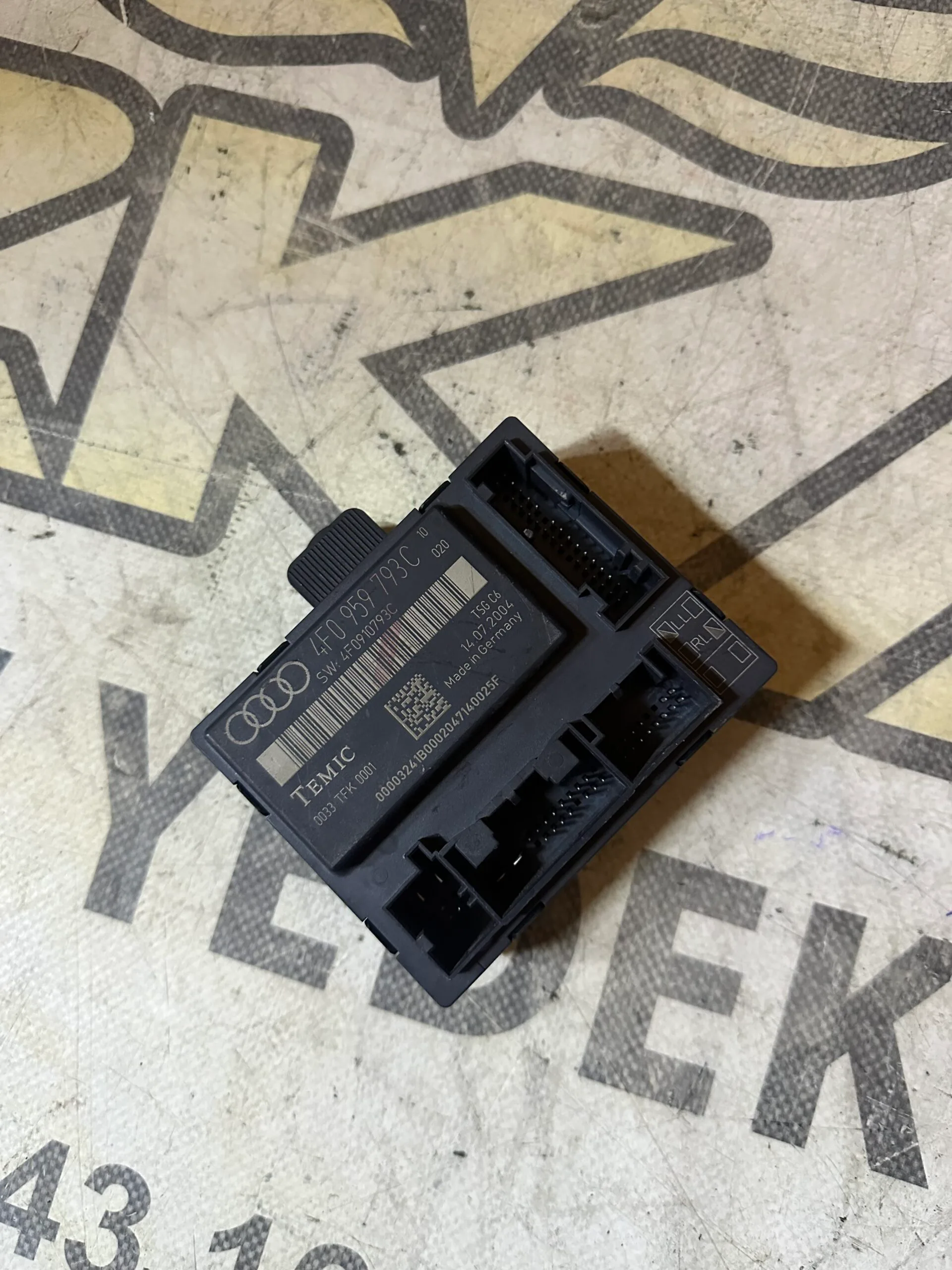 Audi A6 C6 Kapı Kartı , Kapı Kontrol Beyni , 4F0959793C , 4F0 959 793 C - Küçük Görsel 2