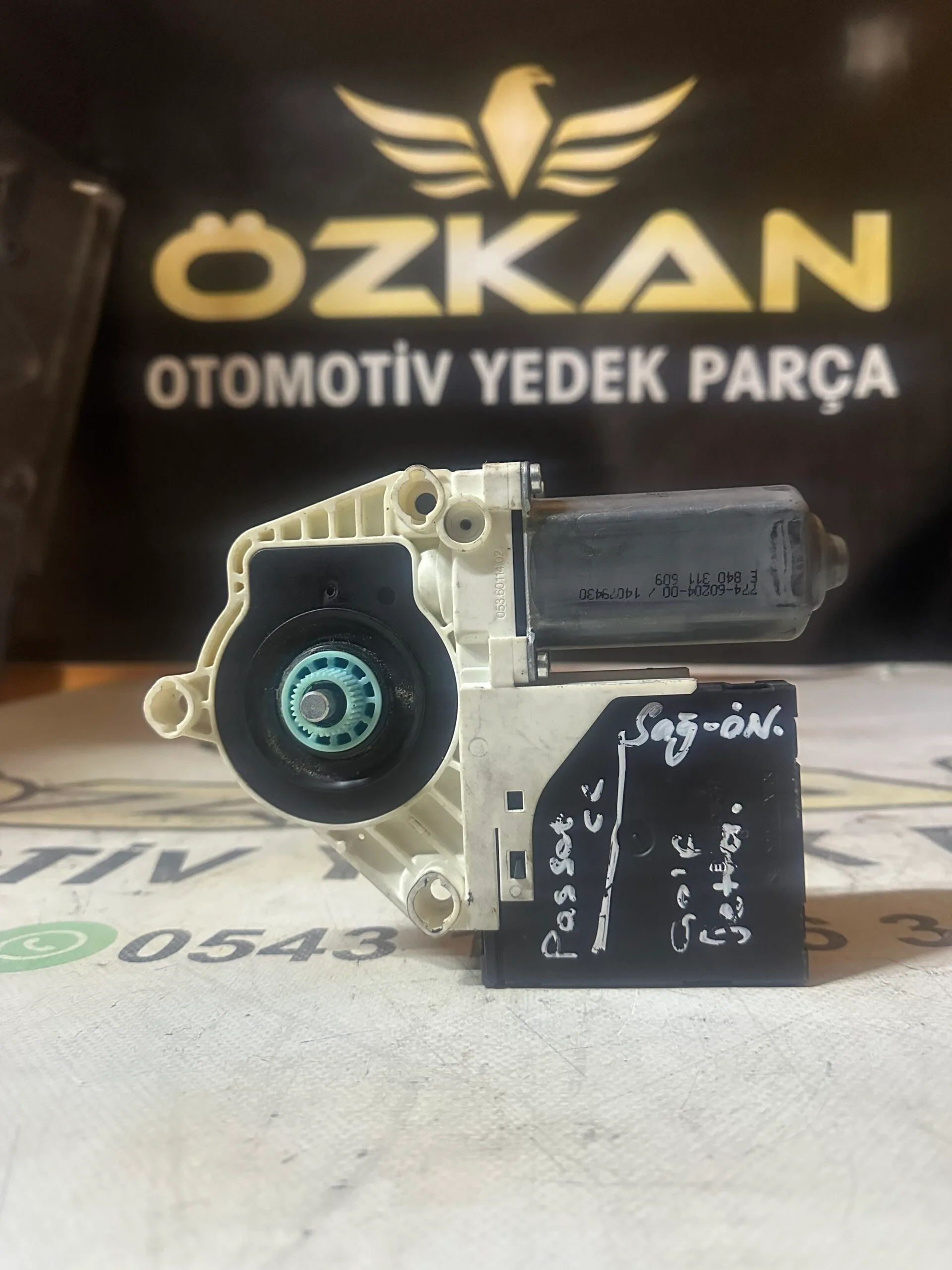 Passat , CC , Golf , Jetta , Sağ ön cam motoru , 1K0959792P , 1K0 959 792 P , 1K0959702L , 1K0 959 702 L - Küçük Görsel 2