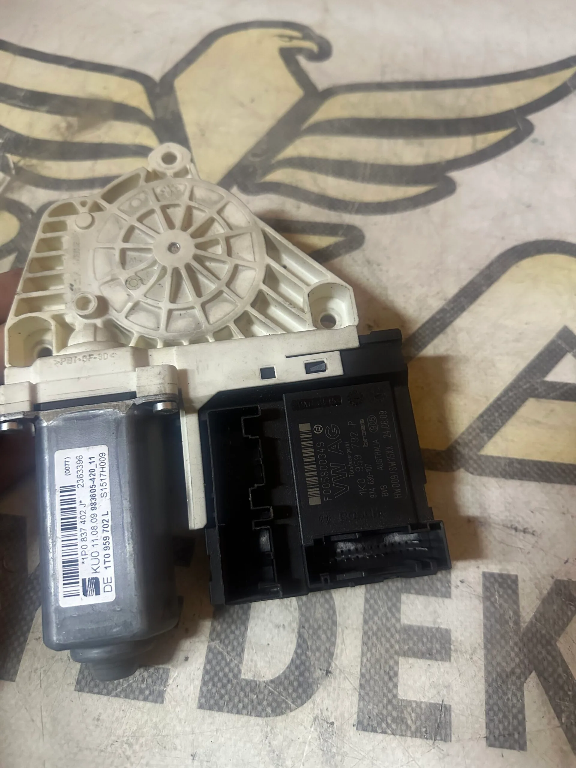 Passat , CC , Golf , Jetta , Sağ ön cam motoru , 1K0959792P , 1K0 959 792 P , 1K0959702L , 1K0 959 702 L - Küçük Görsel 3