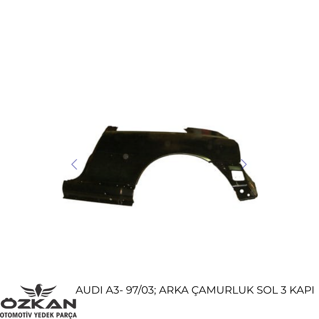 Audi A3 1997–2003 Sol Arka Çamurluk (3 Kapı) - Görsel 1