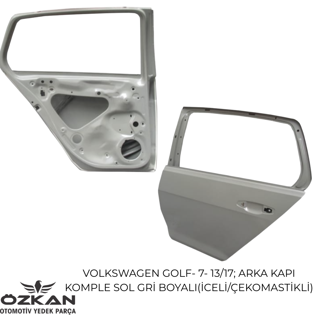 Volkswagen Golf 7 2013–2017 Sol Arka Kapı Komple - Görsel 1