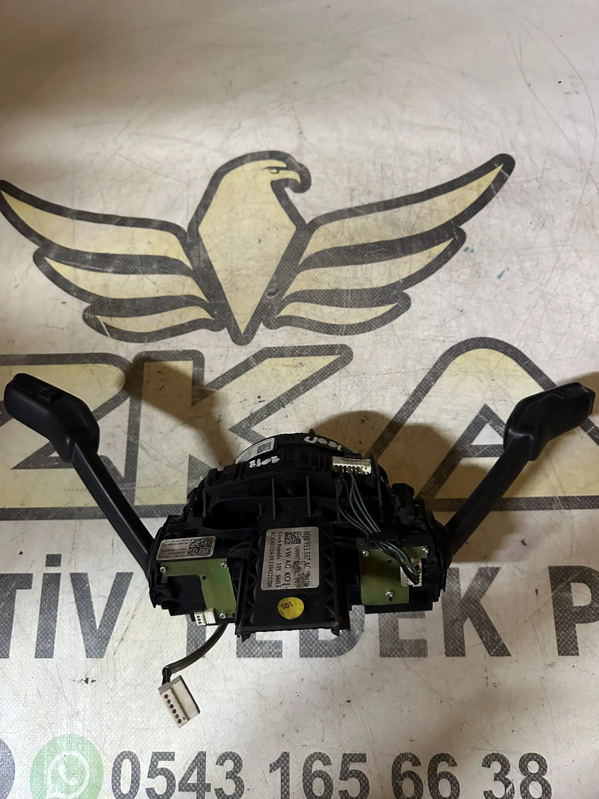 Golf 7 , Leon , Direksiyon Silgi Silecek Kolları , Airbag Sargısı - Küçük Görsel 2