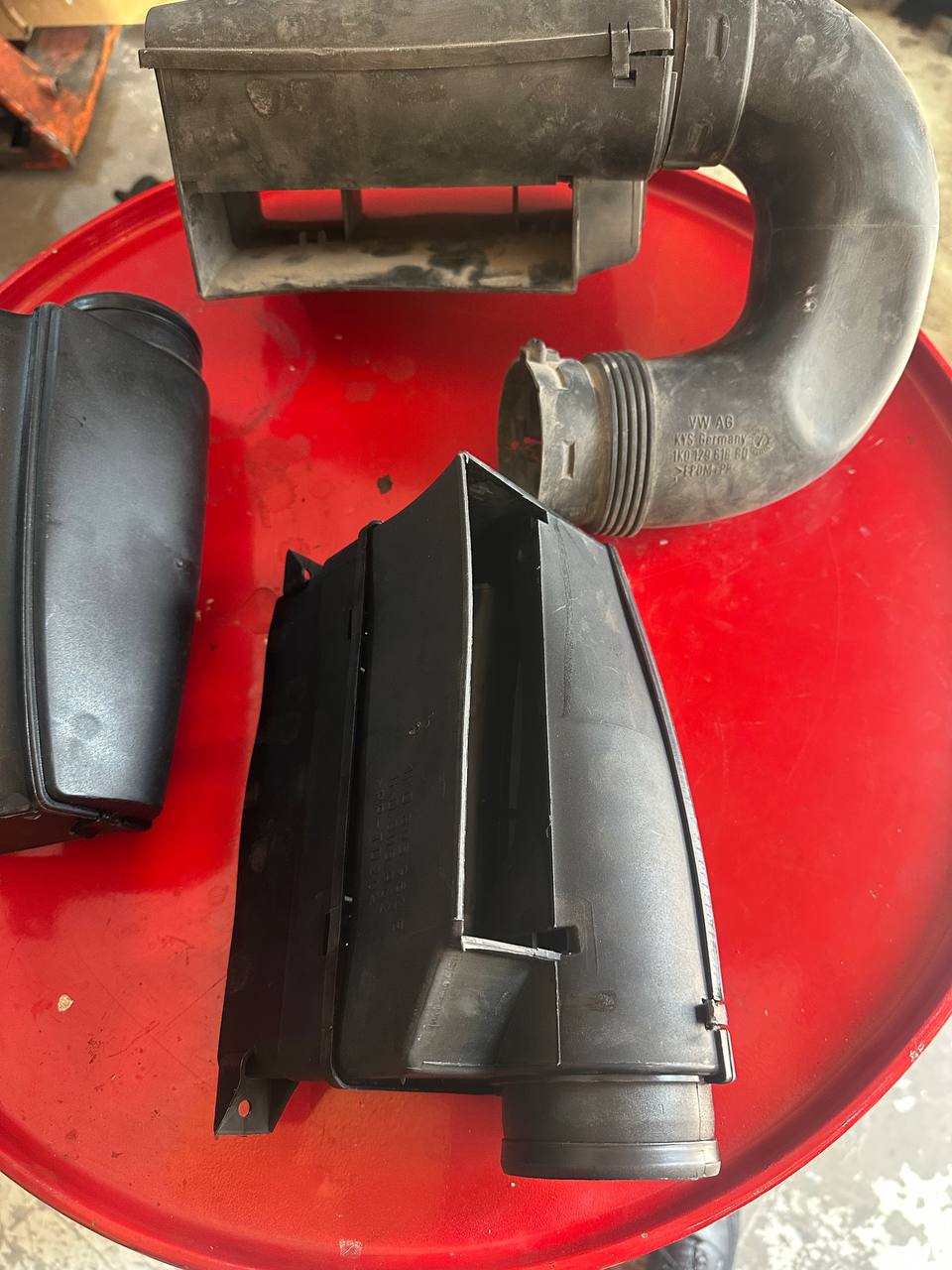 1K0129618 Volkswagen Caddy Golf7 Passat Jetta hava emiş borusu panel üst havalandırma kanalı 1K0805962  - Küçük Görsel 2