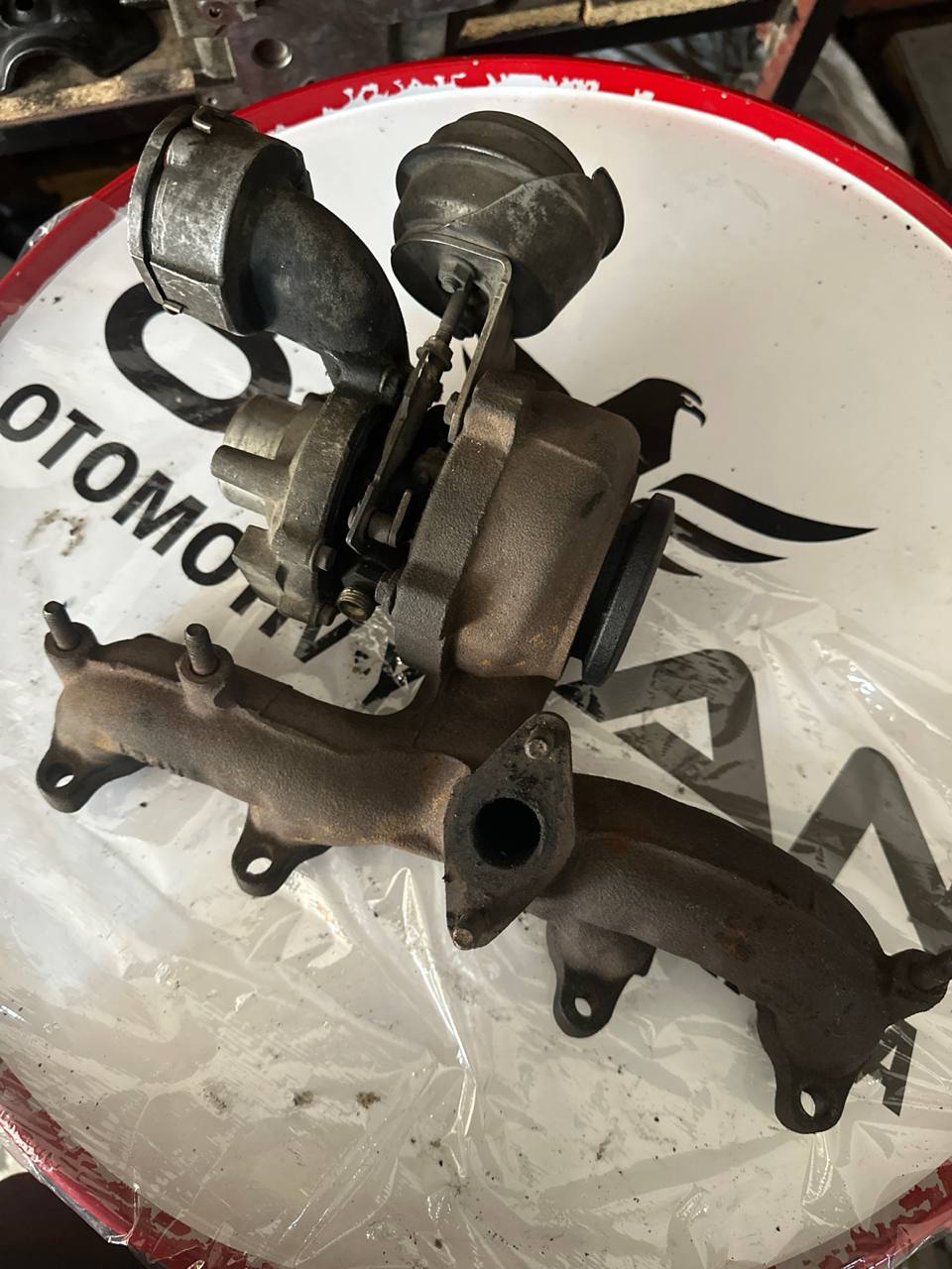 03G253014P vw seat 1.9 TDI MOTOR TURBO - Küçük Görsel 2
