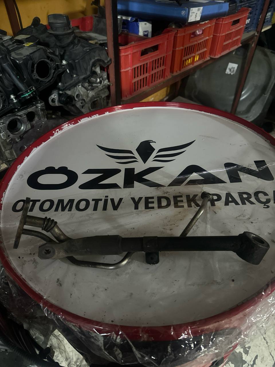 03L145535A VW SKODA SEAT TURBO YAĞLAMA BORUSU - Görsel 1
