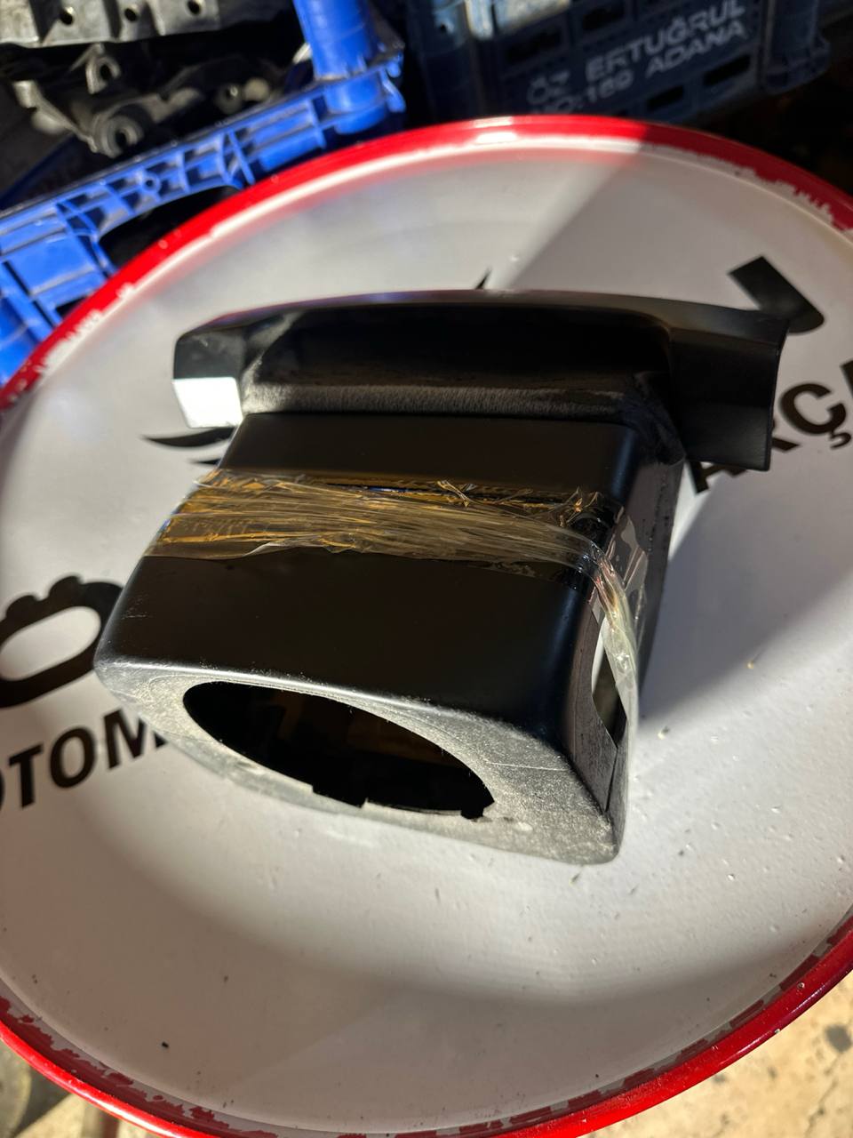 VW Golf 4 Direksiyon Kolonu Üst Alt Kapak Seti | OEM: 1J0858565 - Görsel 1