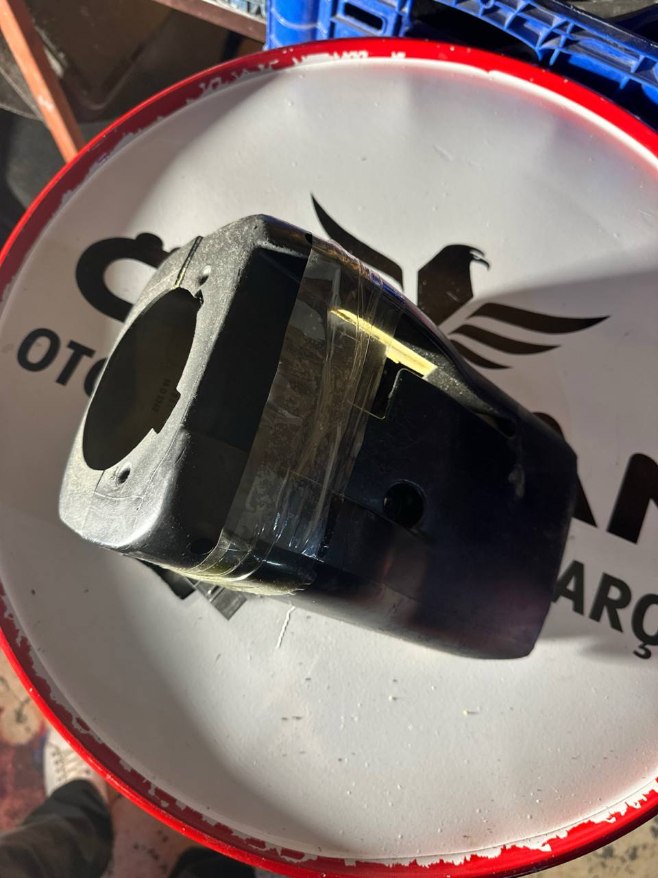 VW Golf 4 Direksiyon Kolonu Üst Alt Kapak Seti | OEM: 1J0858565 - Küçük Görsel 2