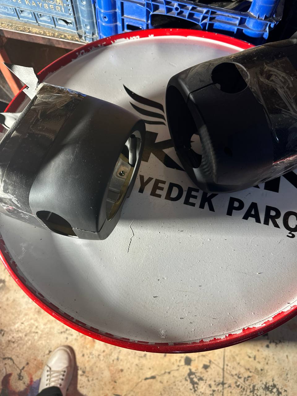 Audi A6 C6 DİREKSİYON ALT ÜST KAPLAMA KAPAĞI PLASTİĞİ - Küçük Görsel 2