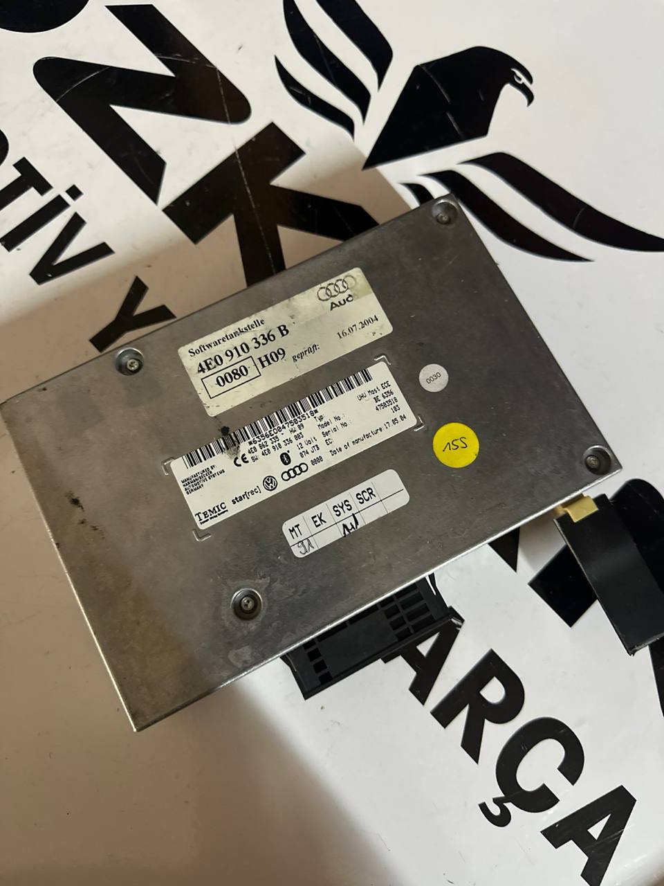 Audi A6, Q7, A8 Bluetooth Telefon Kontrol Modülü (OEM: 4E0862335, 4E0910336B) - Görsel 1
