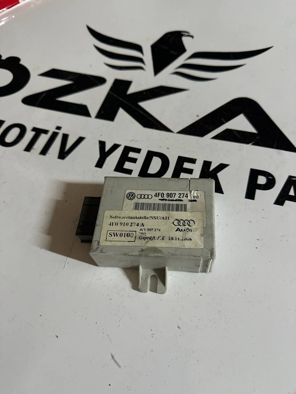 VW Audi TPMS Lastik Basınç Kontrol Beyni Modülü (OEM: 4F0907274, 4F0910274A) - Görsel 1
