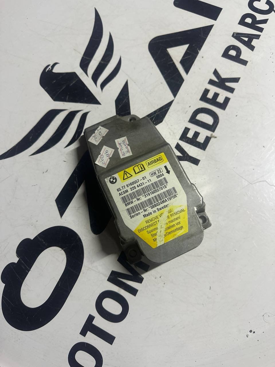 BMW E60 Airbag SRS Beyni (OEM: 65.779160557-01) - Görsel 1