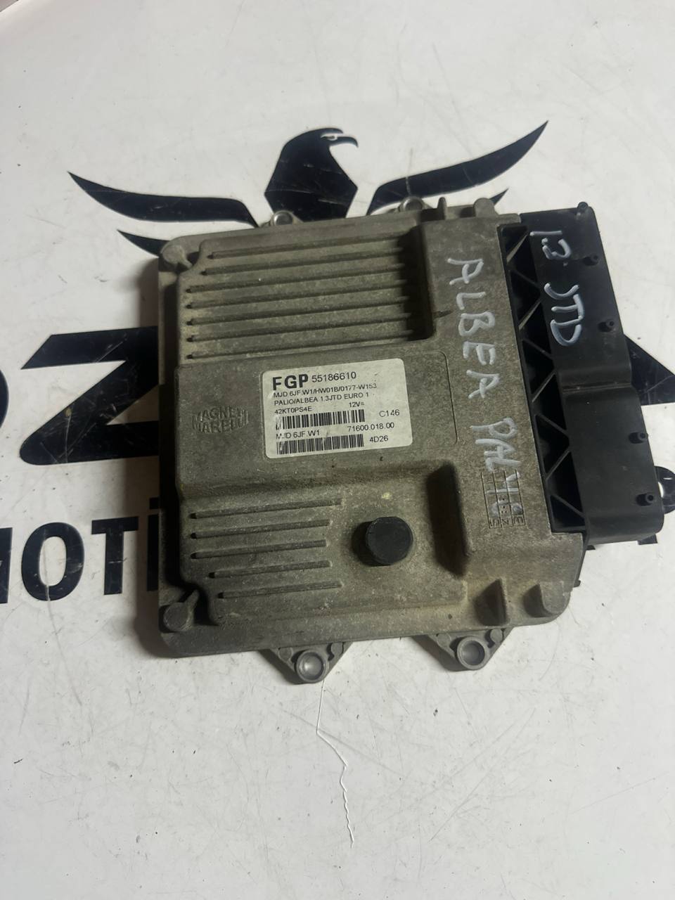 Fiat Albea / Palio 1.3 JTD Motor Beyni - ECU (OEM: 55186610) - Görsel 1